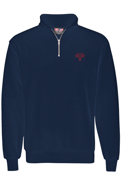 Love All Tennis Unisex Quarter Zip Pullover