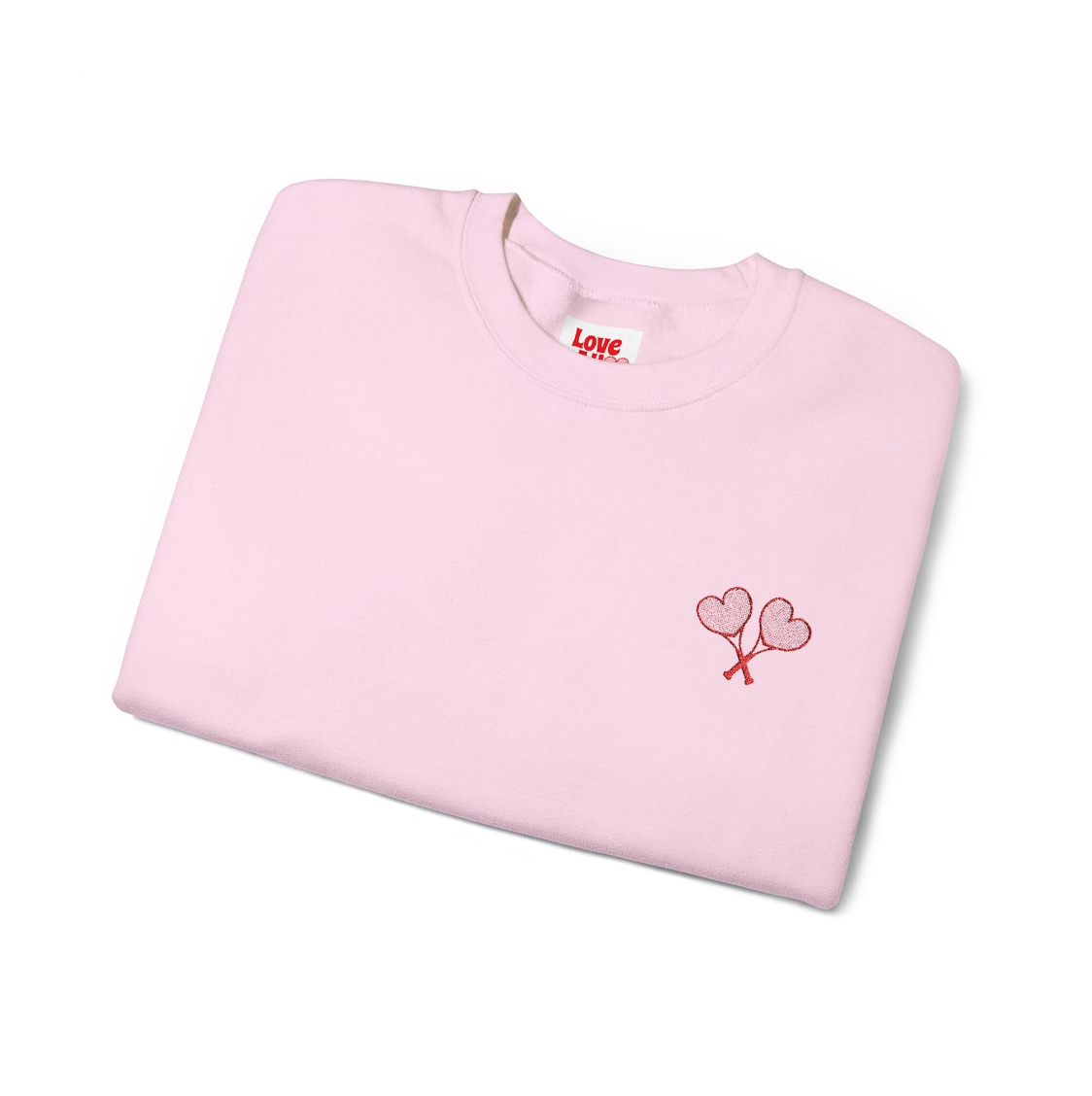 Love All Tennis Adult Embroidered Crewneck Sweatshirt